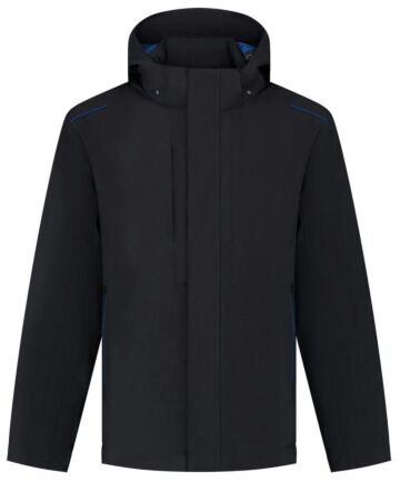 Tricorp 402703 Winter Tech Shell Accent Marineblauw/Royalblauw