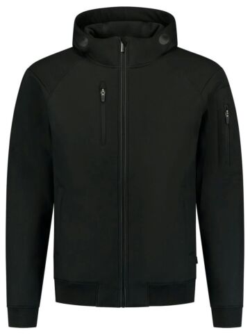 Tricorp 402704 Softshell Bomber Capuchon RE2050 Zwart