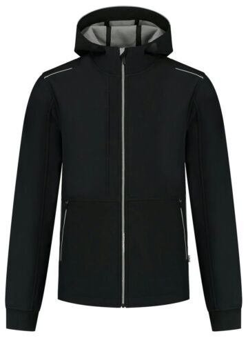 Tricorp 402705 Softshell Capuchon Accent Zwart/Grijs