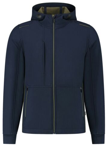 Tricorp 402705 Softshell Capuchon Accent Blauw/Army