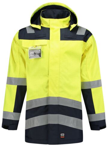 Tricorp 403009 Parka Multinorm Bicolor Fluor Geel/Blauw
