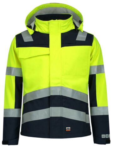 Tricorp 403011 Softshell Multinorm Bicolor Fluor Geel/Blauw