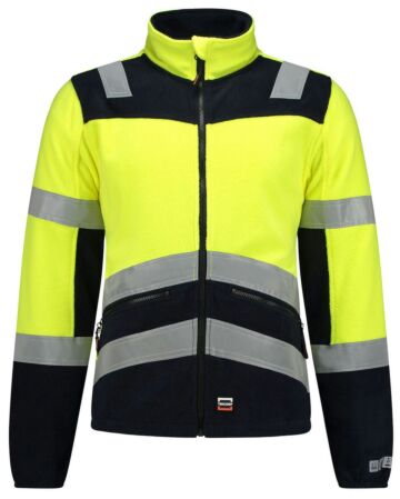 Tricorp 403013 Fleecejack Multinorm Bicolor Fluor Geel/Blauw