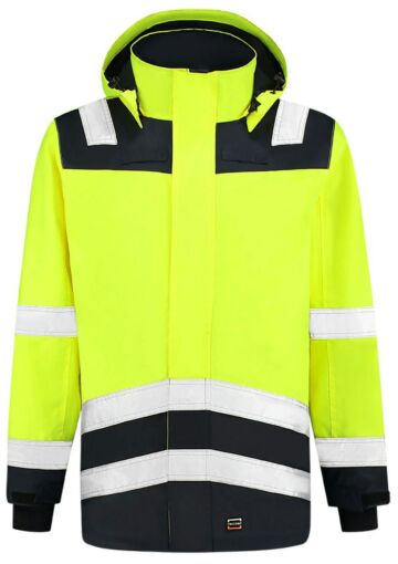 Tricorp 403020 Parka High Vis Bicolor Fluor Geel/Blauw