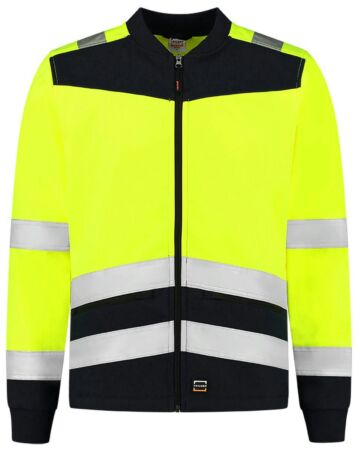 Tricorp 403021 Softshell High Vis Bicolor Fluor Geel/Blauw