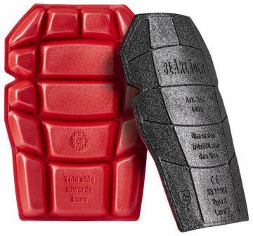 Blåkläder 4058-1203 Kniestukken Prof Zwart/Rood