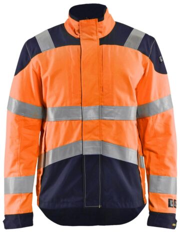 Blåkläder 4089-1513 Multinorm inherent jack High Vis Oranje/Marineblauw