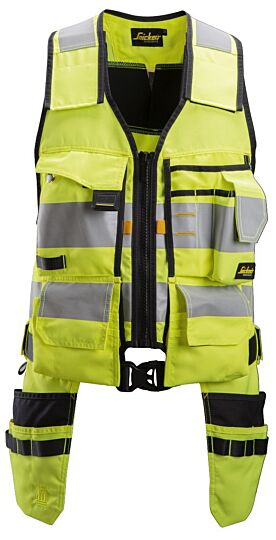Snickers 4230 AllroundWork High-Vis Gereedschapsvest Klasse 1 High-Vis Geel/Zwart