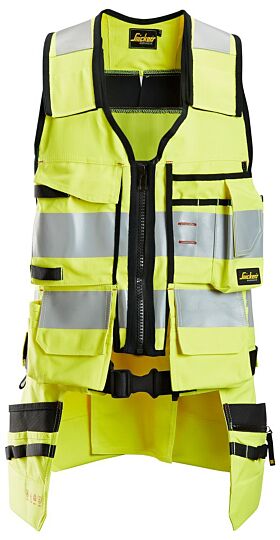 Snickers 4260 ProtecWork Bodywarmer Klasse 1 High-Vis Geel