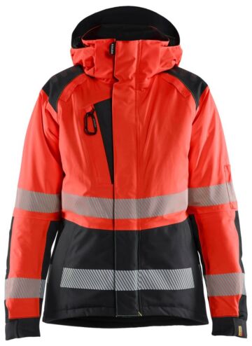 Blåkläder 4456-1987 Dames Winterjas High Vis High Vis Rood/Zwart