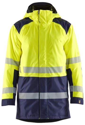 Blåkläder 4457-1987 Winterparka High Vis High Vis Geel/Marineblauw