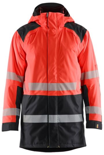Blåkläder 4457-1987 Winterparka High Vis High Vis Rood/Zwart