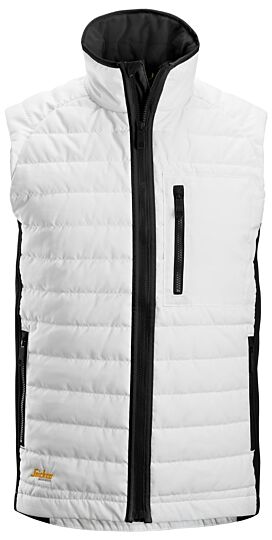 Snickers 4512 AllroundWork 37.5® Isolerende Bodywarmer Wit/Zwart