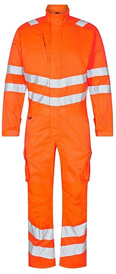 F. Engel 4545 Safety Light Boiler Suit Repreve Orange