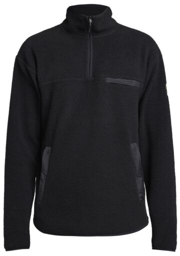 Tenson Yoke Half Zip Men Heren Zwart
