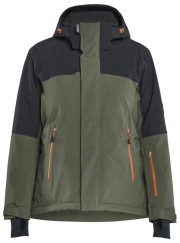 Blåkläder 4707-1917 STRIKER Dames Winterjas Stretch Woudgroen/Roest