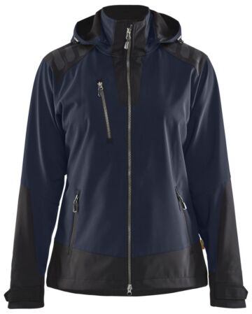 Blåkläder 4719-2513 Dames softshell jack Donker marineblauw/Zwart