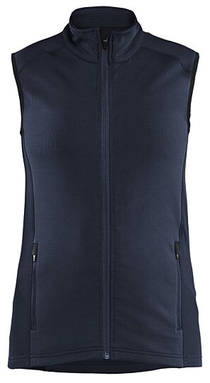 Blåkläder 4746-2539 STRIKER Dames Bodywarmer fleece Donker marineblauw