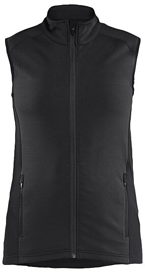 Blåkläder 4746-2539 STRIKER Dames Bodywarmer fleece Zwart