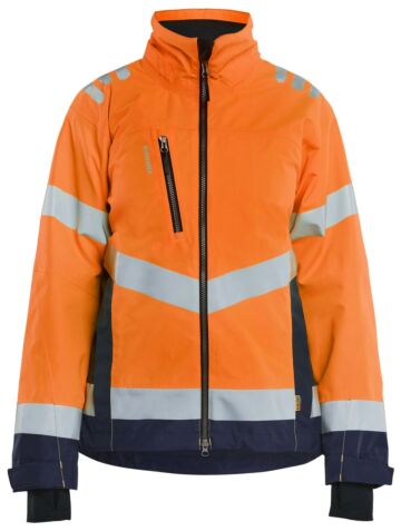 Blåkläder 4761-1977 Dames Shell Jack High Vis High Vis Oranje/Marineblauw