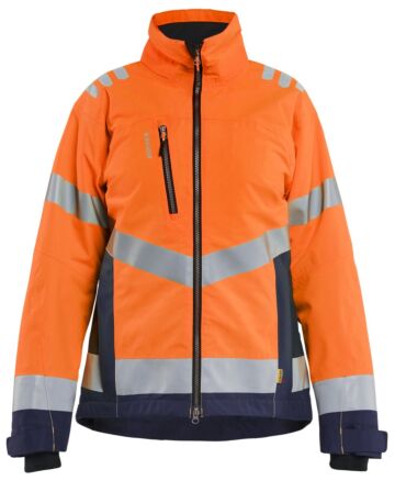 Blåkläder 4762-1977 Dames winterjas High Vis High Vis Oranje/Marineblauw