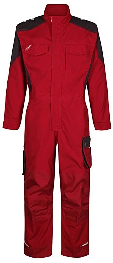 F. Engel 4810 Galaxy Boiler Suit Red/Anthracite