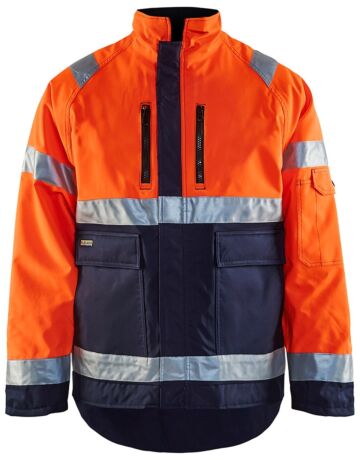 Blåkläder 4827-1977 Winterjas High Vis High Vis Oranje/Marineblauw