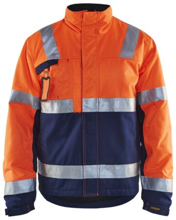 Blåkläder 4862-1811 Winterjas High Vis High Vis Oranje/Marineblauw