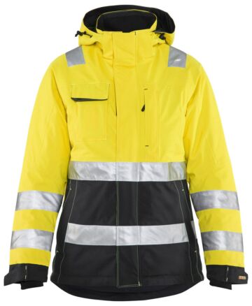 Blåkläder 4872-1987 Dames Winterjas High Vis High Vis Geel/Zwart