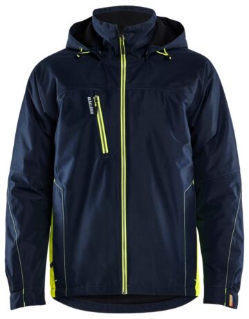 Blåkläder 4890-1977 Lichtgewicht winterjas Donker marineblauw/High Vis Geel