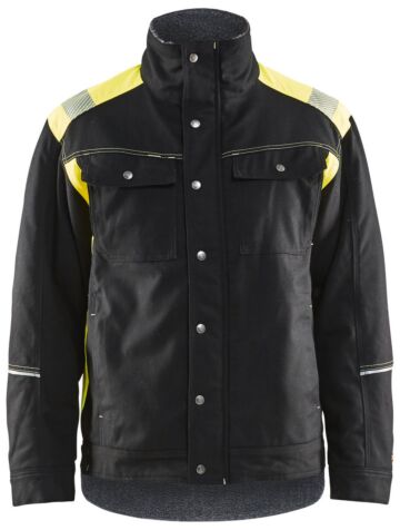 Blåkläder 4915-1370 Winterjas Visible Zwart/High Vis Geel