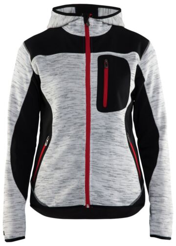 Blåkläder 4931-2117 Damesvest met softshell Grijs Mêlee/Zwart