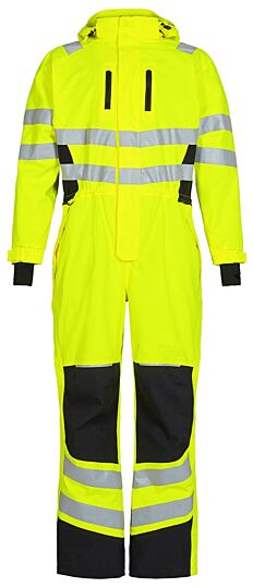 F. Engel 4946 Safety Winter Boiler Suit Yellow/Black