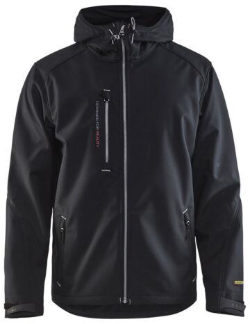 Blåkläder 4949-2517 Softshell Jack Zwart/Zilver