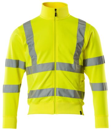 Mascot 50115-950 Sweatshirt met rits Hi-Vis Geel