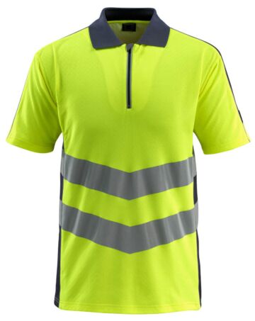 Mascot 50130-933 Poloshirt Hi-Vis Geel/Donkermarine
