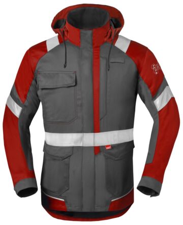 HAVEP 50286 Parka 5-Safety Image+ Charcoal/Rood