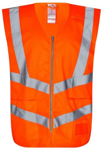 F. Engel 5030 Safety Vest Pockets EN 20471 Orange