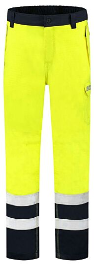 Tricorp 503004 Werkbroek Multinorm Bicolor Fluor Geel/Blauw