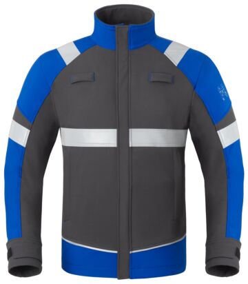 HAVEP 50384 Softshell 5-Safety Image+ Charcoal/Korenblauw