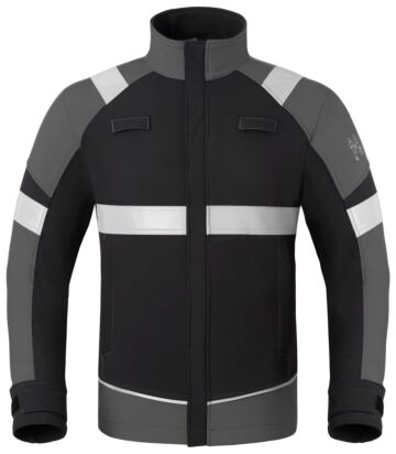 HAVEP 50384 Softsh. 5-Safety Image+ Zwart/Charcoal