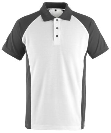 Mascot 50569-961 Poloshirt Wit/Donkerantraciet