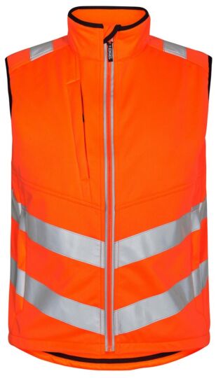 F. Engel 5156 Safety Softshell Vest Orange