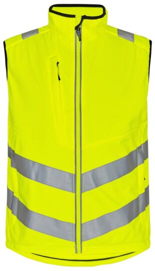 F. Engel 5156 Safety Softshell Vest Yellow