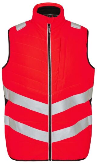 F. Engel 5159 Safety Quilted Inner Vest Red/Black
