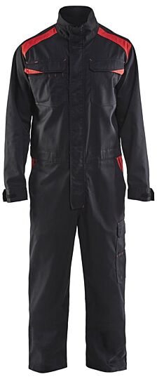 Blåkläder 6054-1800 Overall Industrie Zwart/Rood