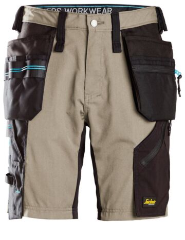 Snickers 6110 LiteWork 37.5® Korte Werkbroek met holsterzakken Khaki
