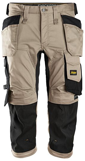 Snickers 6142 AllroundWork Stretch Pirate Broek met Holsterzakken Khaki