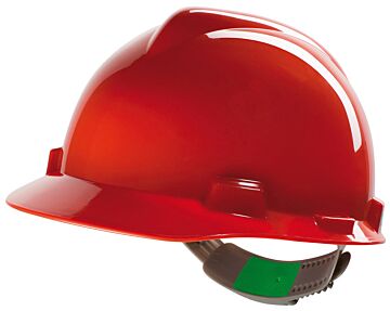 MSA V-Gard veiligheidshelm met Push-Key binnenwerk (GV131) rood
