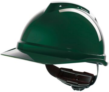 MSA V-Gard 500 geventileerde veiligheidshelm met Fas-Trac III binnenwerk (GV442) groen